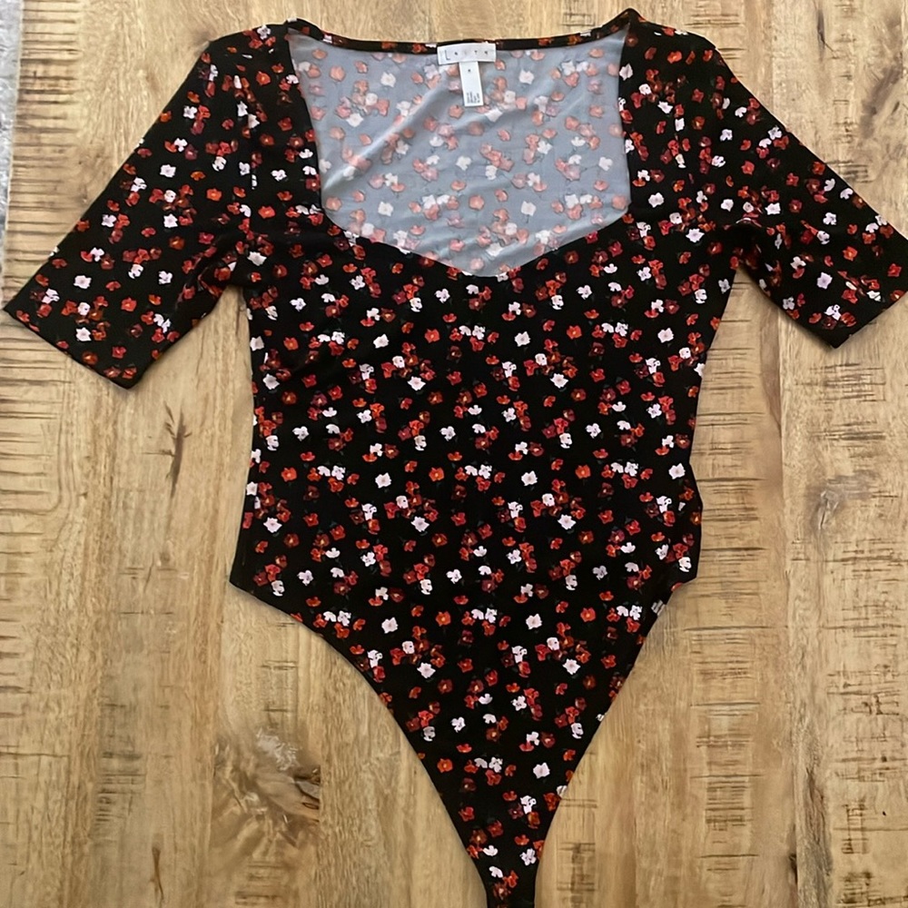 Floral bodysuit